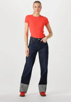 rode tommy jeans t-shirt tjw slim essential rib ss ext