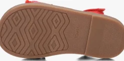 rode toms platte sandalen remi