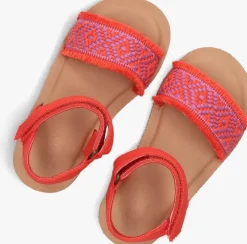 rode toms platte sandalen remi