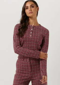 rode vanilia tartan tweed longsleeve