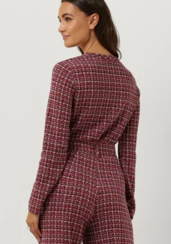 rode vanilia tartan tweed longsleeve