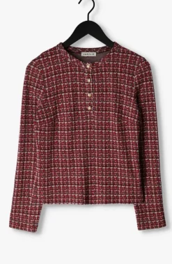 rode vanilia tartan tweed longsleeve