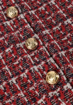 rode vanilia tartan tweed longsleeve