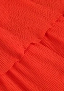 rode y.a.s. midi jurk yasfilippa strap midi dress