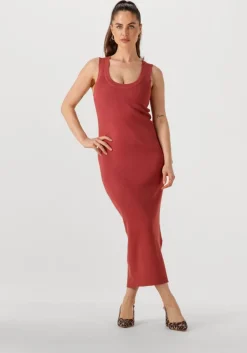 rode ydence maxi jurk knitted dress ariel