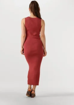 rode ydence maxi jurk knitted dress ariel