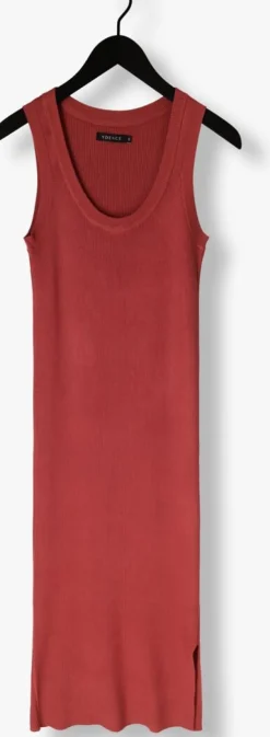 rode ydence maxi jurk knitted dress ariel