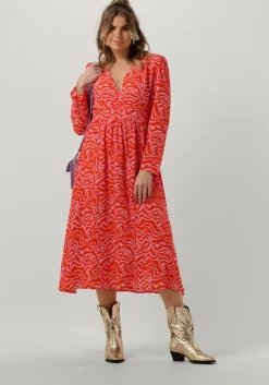 rode ydence midi jurk dress rhode