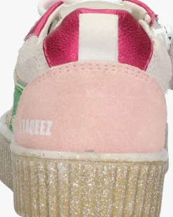 roségouden braqeez lage sneakers peggy paris