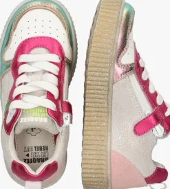 roségouden braqeez lage sneakers peggy paris