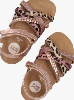 roségouden gioseppo sandalen trenton