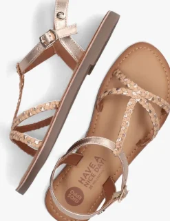 roségouden gioseppo sandalen 92153