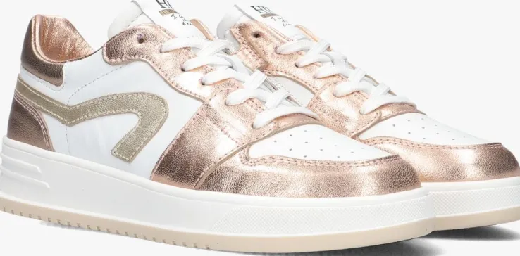 roségouden hip lage sneakers h1115