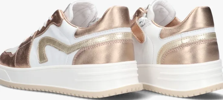 roségouden hip lage sneakers h1115