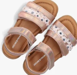 roségouden jochie & freaks sandalen corinna
