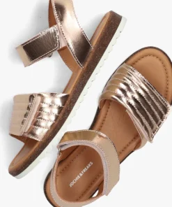 roségouden jochie & freaks platte sandalen daisy