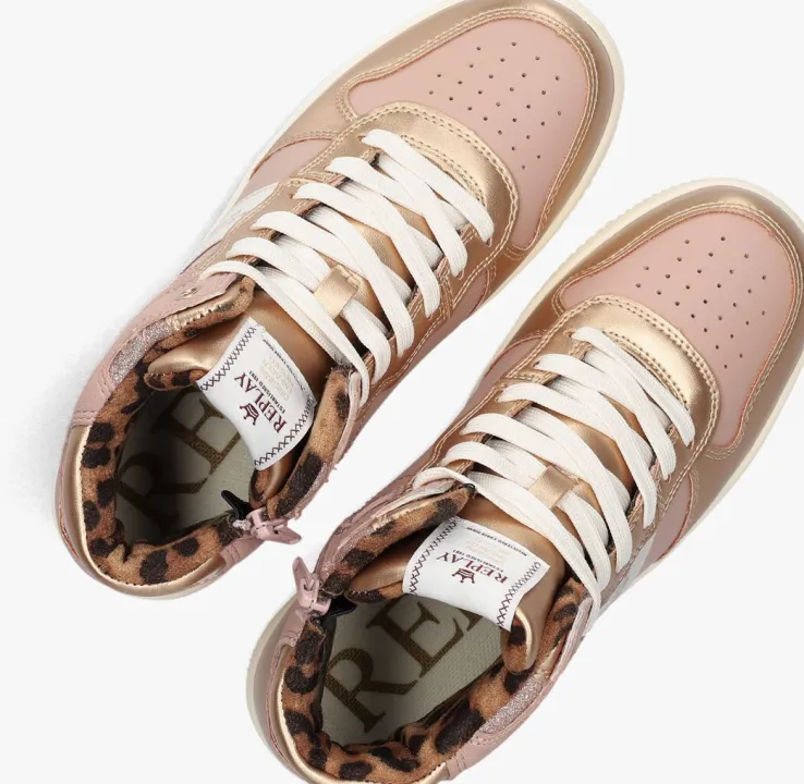roségouden replay hoge sneakers epic jr boot girl 4