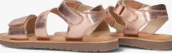 roségouden shoesme platte sandalen ca25s043