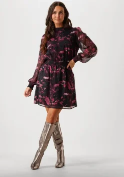 roze aaiko mini jurk gabry winter bloom