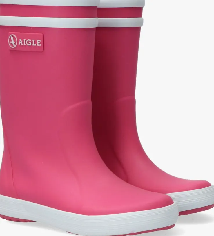 roze aigle regenlaarzen lollypop