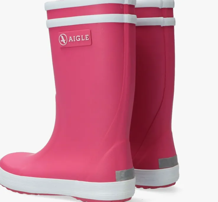roze aigle regenlaarzen lollypop