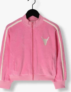 roze alix mini vest terry cardigan