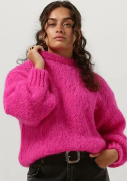 roze american dreams trui leonnie alpaca pullover