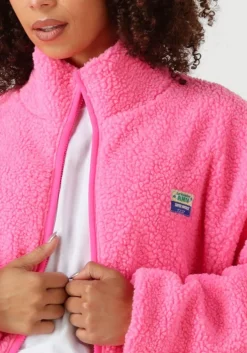 roze american vintage faux fur jas hoktown woman