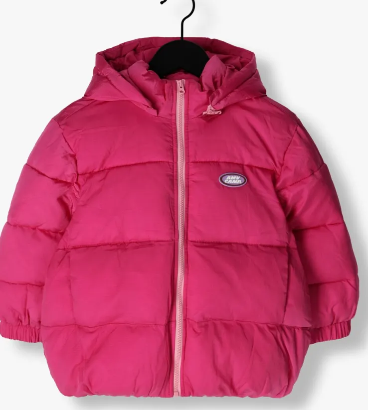 roze american vintage gewatteerde jas ifabay-b