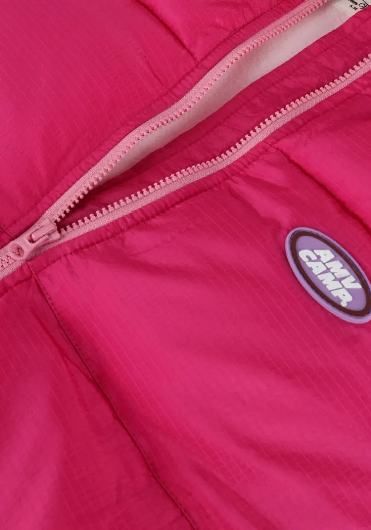 roze american vintage gewatteerde jas ifabay-b