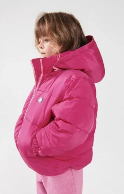 roze american vintage gewatteerde jas ifabay-b