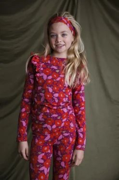 roze ammehoela flared broek liv