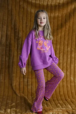 roze ammehoela flared broek liv