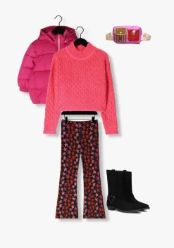 roze ammehoela flared broek liv