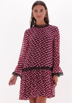 roze ana alcazar mini jurk dress lace öko-tex 100