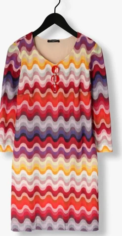 roze ana alcazar mini jurk tunic dress swing