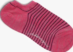roze becksondergaard sokken stripe glitter sneakie sock