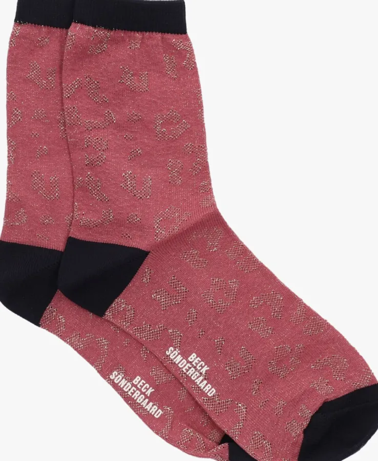 roze becksondergaard sokken leo glitzi sock