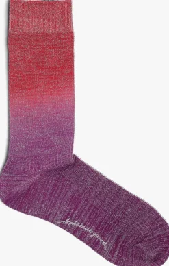 roze becksondergaard sokken gradiant glitter sock