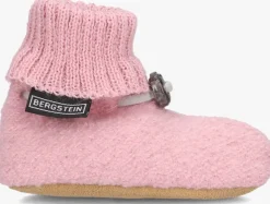 roze bergstein pantoffels cozy baby