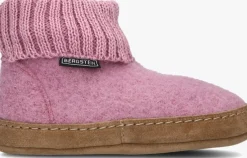 roze bergstein pantoffels cozy lux