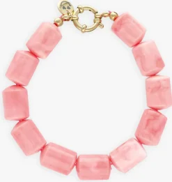 roze bonnie studios sieraad phil pink bracelet