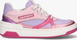 roze braqeez lage sneakers rai rebel