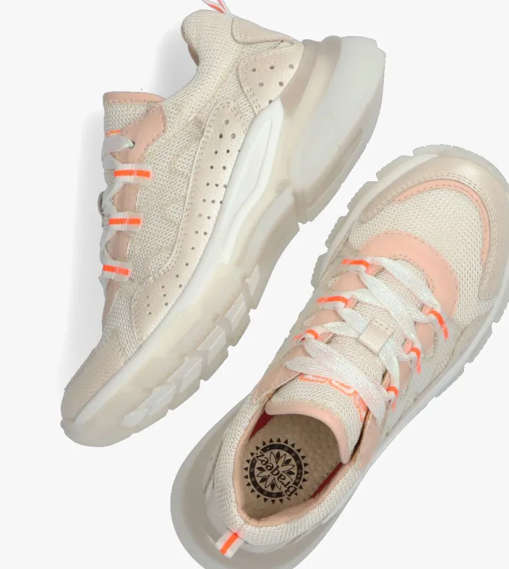 roze braqeez lage sneakers gwen genna