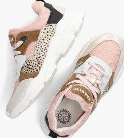 roze braqeez lage sneakers renee run