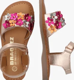 roze braqeez platte sandalen cally call