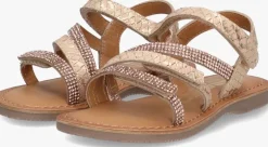 roze braqeez platte sandalen cassy call