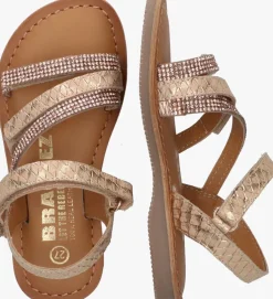 roze braqeez platte sandalen cassy call