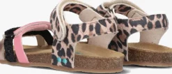 roze bunniesjr platte sandalen babs beach