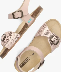 roze bunniesjr platte sandalen babette beach